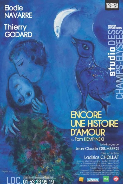 Encore une histoire d’amour de Tom Kempinski adapté par Jean-Claude Grumberg