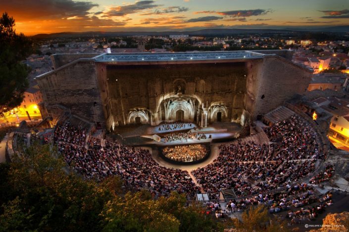 Le théâtre antinque à Orange