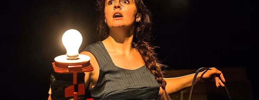Juliette Rizoud dans La jeanne de Delteil photo Michel Cavalca