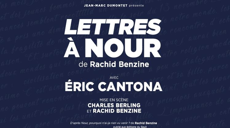 Eric Cantona dans Lettres à Nour de Rachid Benzine - Sceneweb