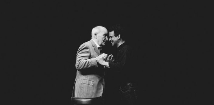 Maxime d’Aboville et Michel Bouquet photo Laura Gilli