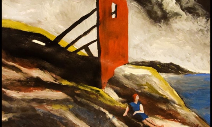 Brigitte Barilley adapte Les jours s’en vont de Jon Fosse peinture Jean Christophe Clair