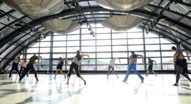 Le ballet de l’opéra de Lyon en répétition
