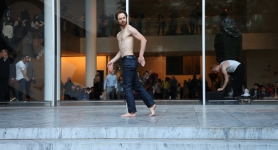 Boris Charmatz dans 20 danseurs pour le Xxè siècle