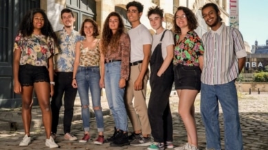 Les élèves de l’école de l’égalité des chances de l’éstba photo Pierre Plancherault