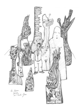 Les étoiles dessin Simon Falguières