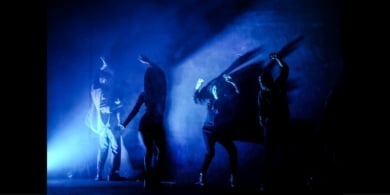 Les élèves de l'Esca lors d'un stage de Christophe Lemaître