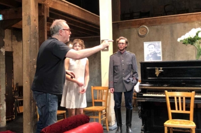 Christian Benedetti en répétition des Trois Soeurs