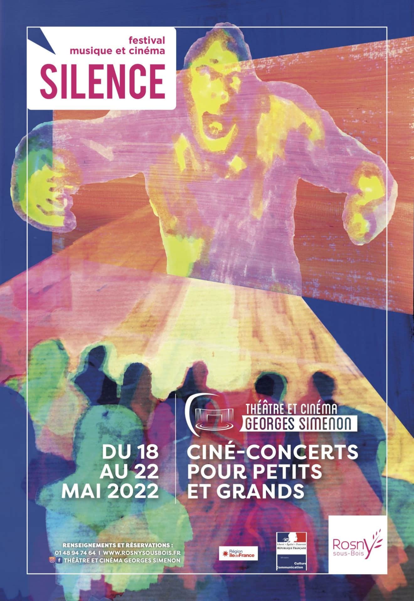 Le Festival Silence 2022 du Théâtre et Cinéma Georges Simenon de Rosny-sous-Bois
