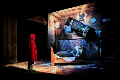 Das Plateau monte Le Petit Chaperon rouge au Festival d'Avignon 2022