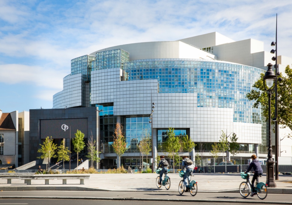La façade de l'Opéra Bastille