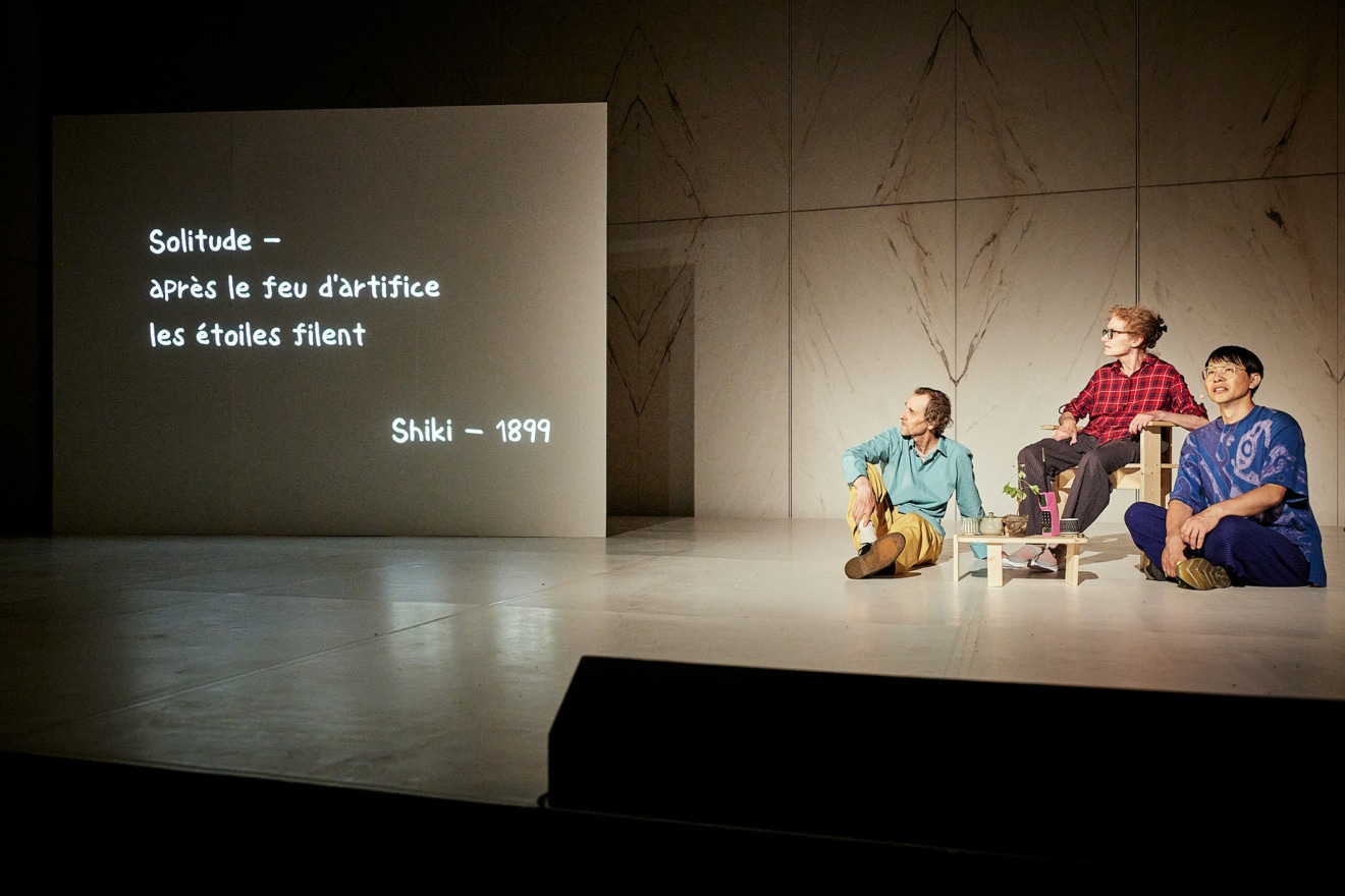 Kono atari no dokoka de Michikazu Matsune en dialogue avec Martine Pisani au Festival d'Avignon 2023