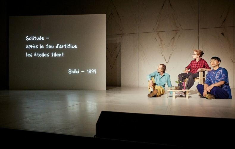 Kono atari no dokoka de Michikazu Matsune en dialogue avec Martine Pisani au Festival d'Avignon 2023