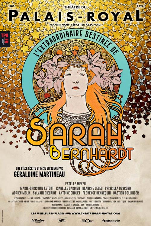 Estelle Meyer sera Sarah Bernhardt dans la pièce écrite par Géraldine Martineau