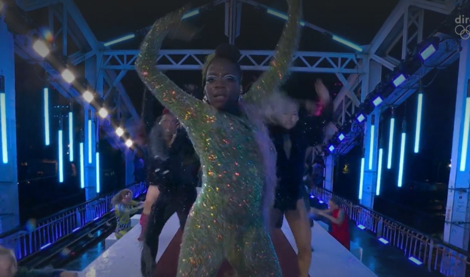 Princess Madoki lors de la cérémonie d'ouverture des JO Paris 2024