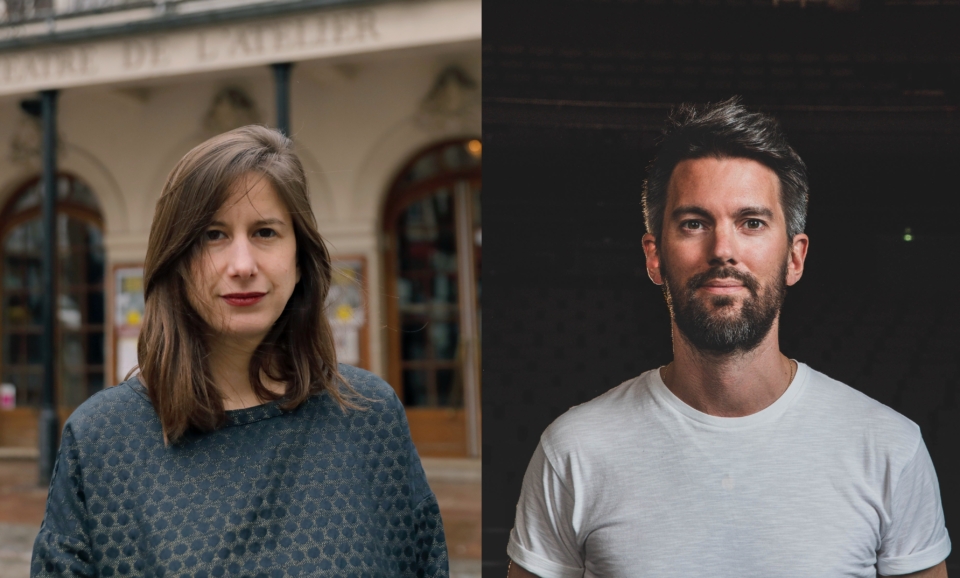 Rose Berthet, directrice du Théâtre de l'Atelier et Jean Robert-Charrier, directeur du Théâtre de la Porte Saint-Martin et des Bouffes Parisiens