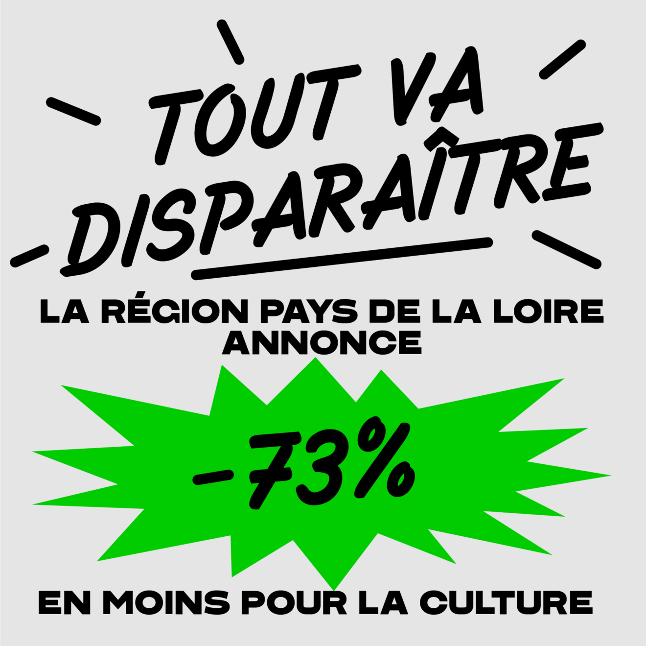 Pays de la Loire : mobilisation des artistes et professionnel·les de la culture contre les sévères coupes budgétaires envisagées par la Région