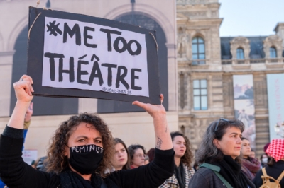 Manifestation de #MeTooThéâtre en octobre 2021