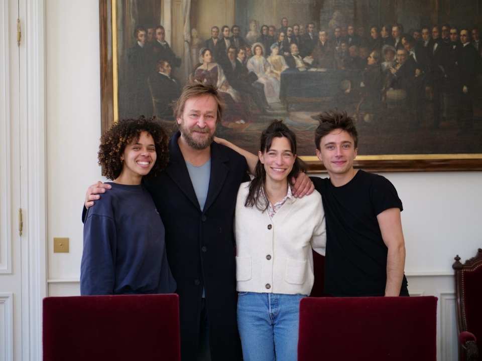 Mélissa Polonie Eric Ruf, Charlotte Van Bervesselès et Axel Auriant photo Comédie-Française