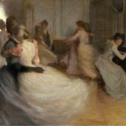 Entre amies de René François Xavier Prinet est exposée dans le cadre de l'exposition « Chorégraphies. Dessiner, danser (XVIIe-XXIe siècle) » au Musée des Beaux-Arts et d'Archéologie de Besançon