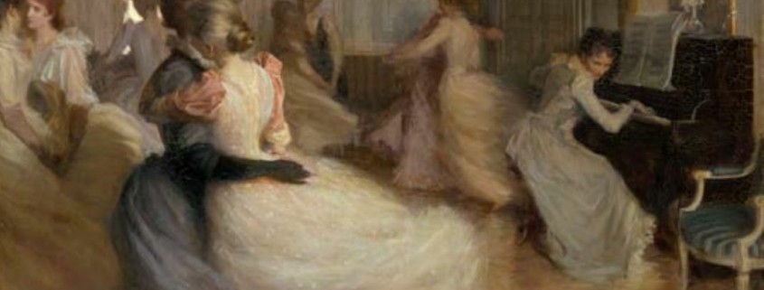 Entre amies de René François Xavier Prinet est exposée dans le cadre de l'exposition « Chorégraphies. Dessiner, danser (XVIIe-XXIe siècle) » au Musée des Beaux-Arts et d'Archéologie de Besançon