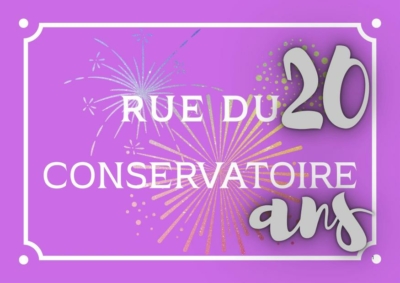 Rue du Conservatoire fête ses 20 ans