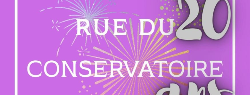 Rue du Conservatoire fête ses 20 ans
