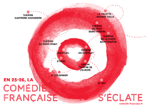 Affiche de la saison 2025-2026 de la Comédie-Française