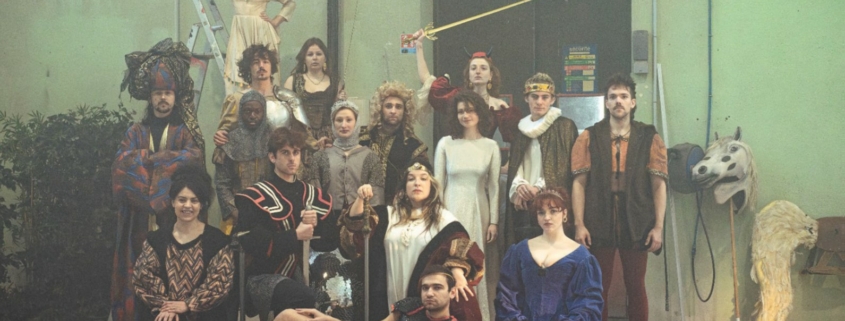Ambre Kahan met en scène Merlin ou la Terre dévastée avec les élèves de la Séquence 11 de l'Ecole supérieure de Théâtre de l'Union