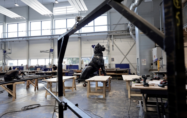 Atelier de décors de la Comédie-Française à Sarcelles