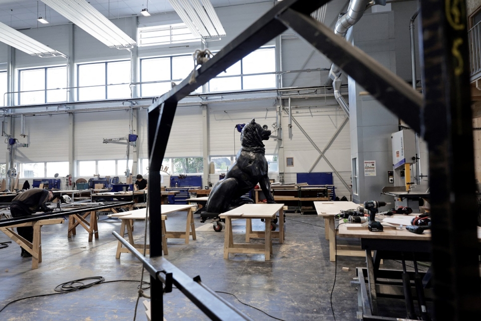 Atelier de décors de la Comédie-Française à Sarcelles