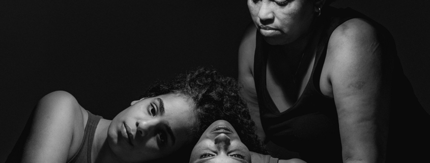 Zena Moussa, Tenei Ahmad, Rania Jamal dans When I saw the sea