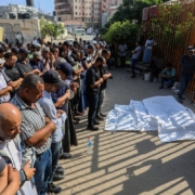 Funérailles à Gaza, le 18 juillet 2025