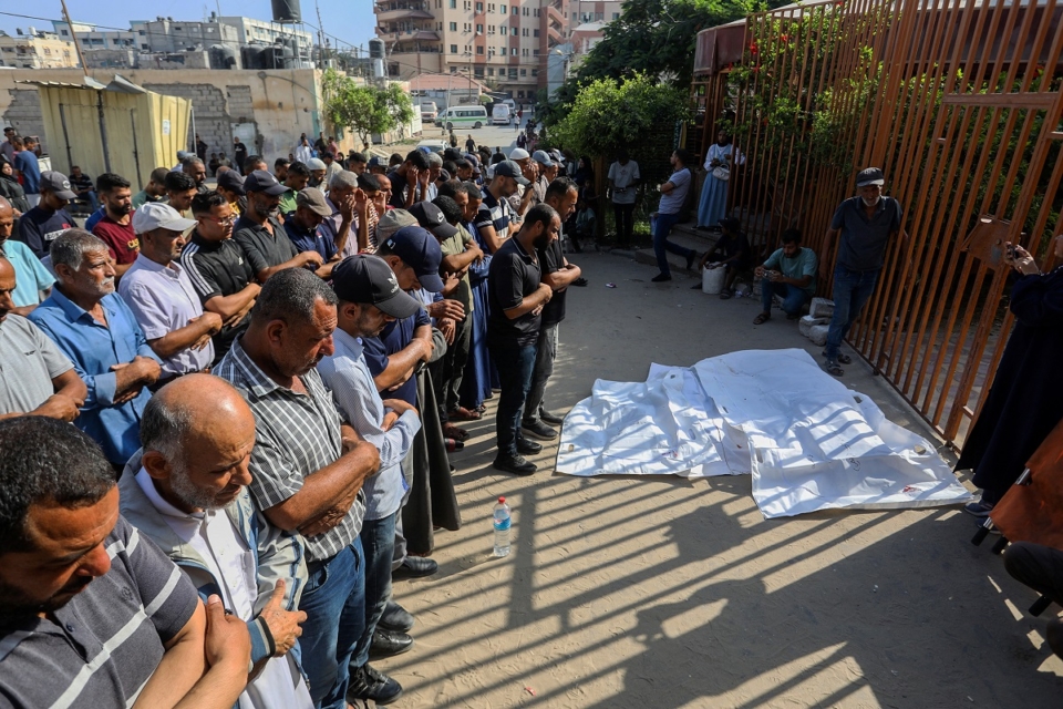 Funérailles à Gaza, le 18 juillet 2025