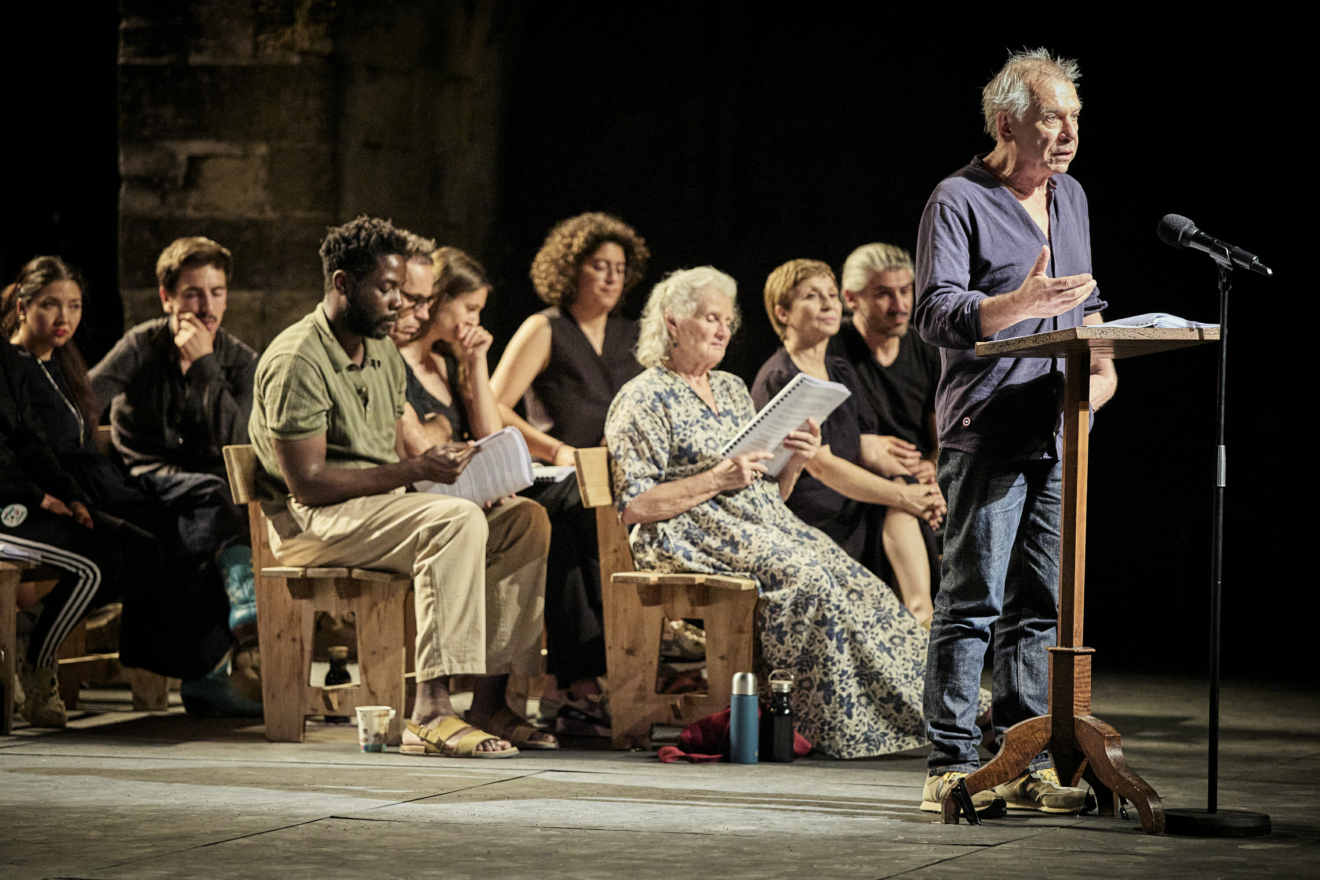 Le Procès Pelicot Hommage à Gisèle Pelicot Milo Rau Festival d'Avignon 2025