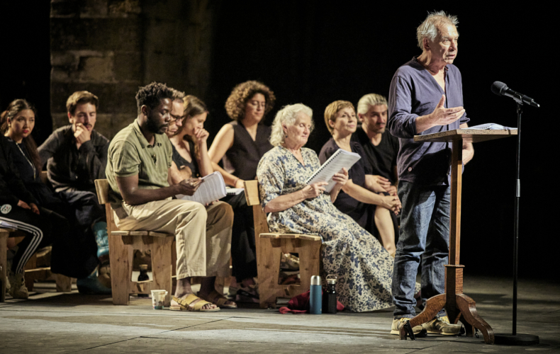 Le Procès Pelicot Hommage à Gisèle Pelicot Milo Rau Festival d'Avignon 2025
