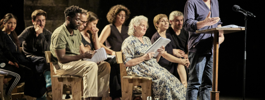 Le Procès Pelicot Hommage à Gisèle Pelicot Milo Rau Festival d'Avignon 2025