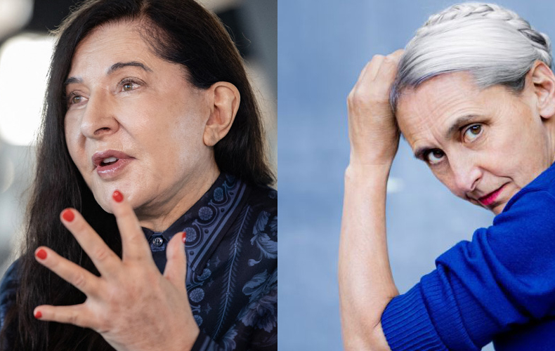 Marina Abramović et Anne Teresa De Keersmaeker