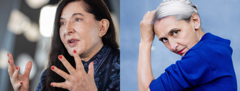 Marina Abramović et Anne Teresa De Keersmaeker