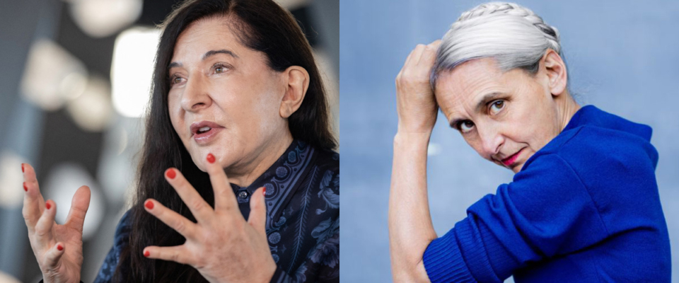 Marina Abramović et Anne Teresa De Keersmaeker