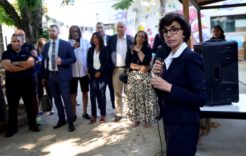 Rachida Dati au centre social et culturel La Croix des Oiseaux à Avignon
