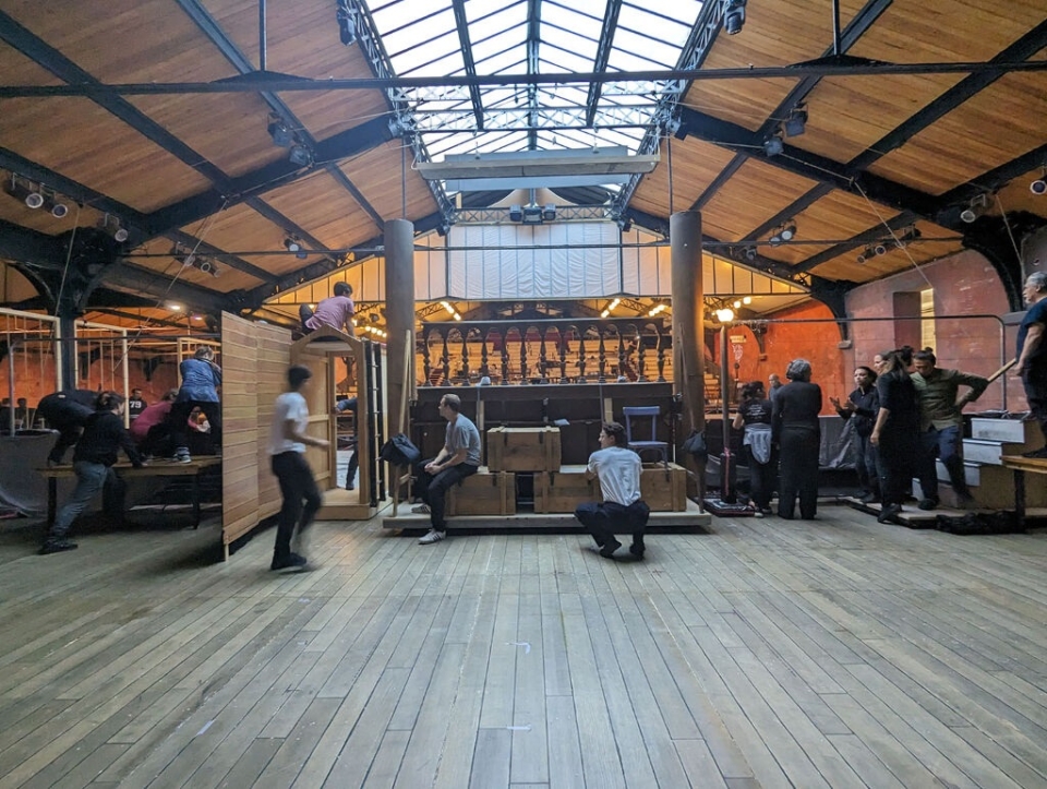 Ici sont les dragons répétition photo Sibylle Pavageau Archives Théâtre du Soleil