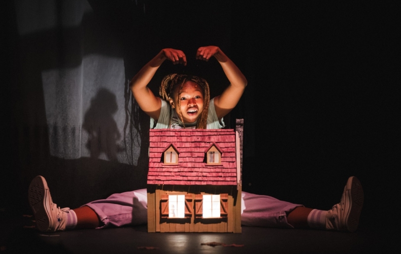 Dans la maison de l’ogre de Carole Thibaut photo de répétition Florian Salesse