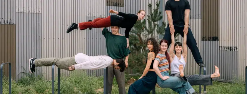 4 Saisons 2050 par Hervé Sika avec les apprenti·es de 3ème année de l'école supérieure des arts du cirque de l’Académie Fratellini photo Chloé Vollmer