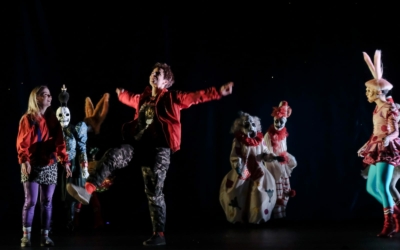 Hansel et Gretel dans la mise en scène de Pierre-Emmanuel Rousseau photo de la création en 2020 © Klara Beck