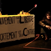 Juliette Fribourg dans The Aborrrtion ship de Mathilde Wind