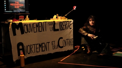 Juliette Fribourg dans The Aborrrtion ship de Mathilde Wind