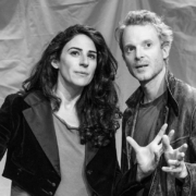Karyll Elgrichi, Damien Zanoly dans Martin Eden photo de répétition Jacques Grison