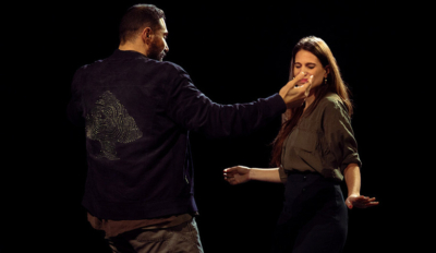 Mona El Yafi et Nadim Bahsoun dans Ma nuit à Beyrouth photo Marie-Clémence David