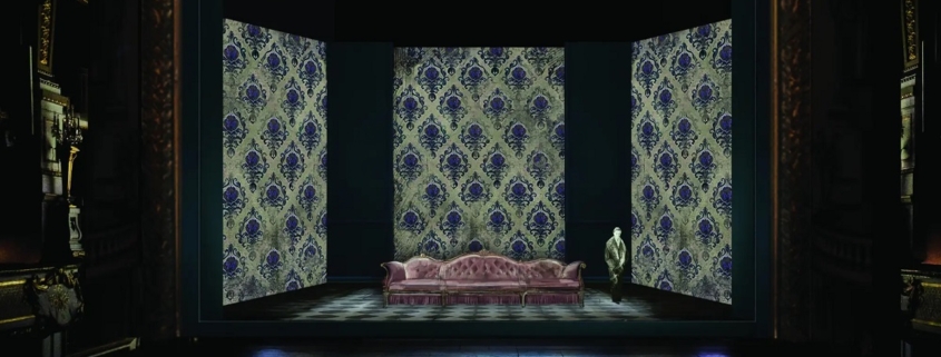 Les femmes savantes Emma Dante signe son premier Molière avec la troupe de la Comédie-Française maquette du décor Enessa Sannino coll Comédie-Francaise